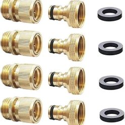 Alternative view of Lumi Discount Hose Quick Connector Water Hose Qucik Connect Garden Hose Connectors Brass Hose connectors Water Quick Connect