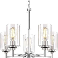 Discount 33.5” Dia 8-Light Chandelier for Dining Room Kitchen Island