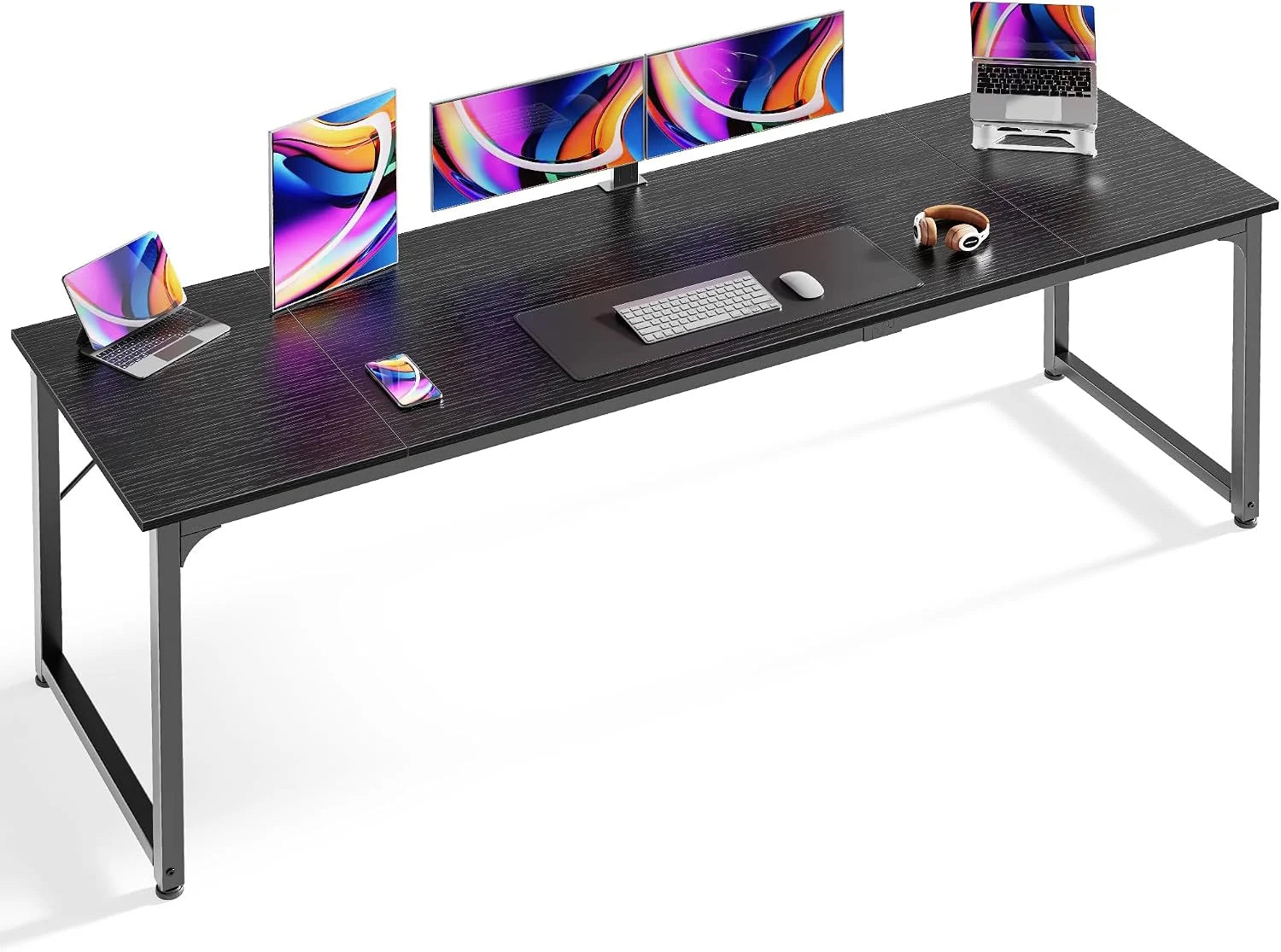 Lumi Discount Computer Desk, 55 Inch Home Office Desk - Image 16