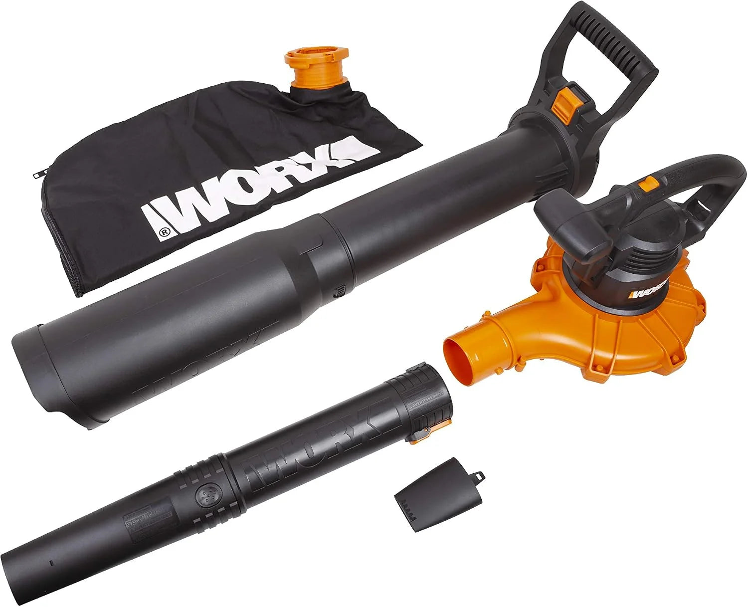 Discount Trivac 3 in 1 Electric Leaf Blower for Lawn Care, Leaf Vacuum with 350 CFM & 210 MPH, WG509