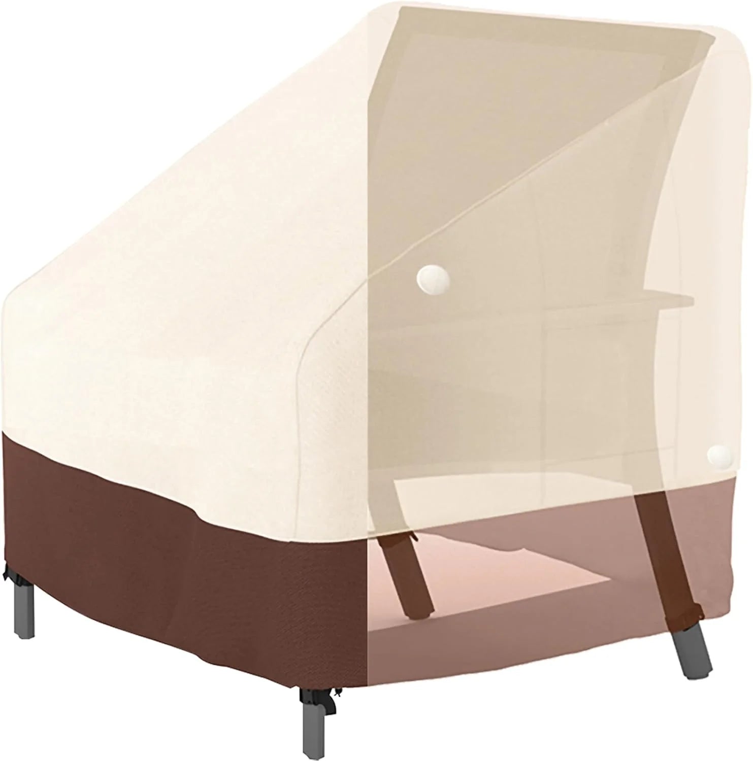 Discount Tuyeho 900D Adirondack Patio Chair Cover 2Pack 40x37x30 Outdoor Waterproof - Image 2