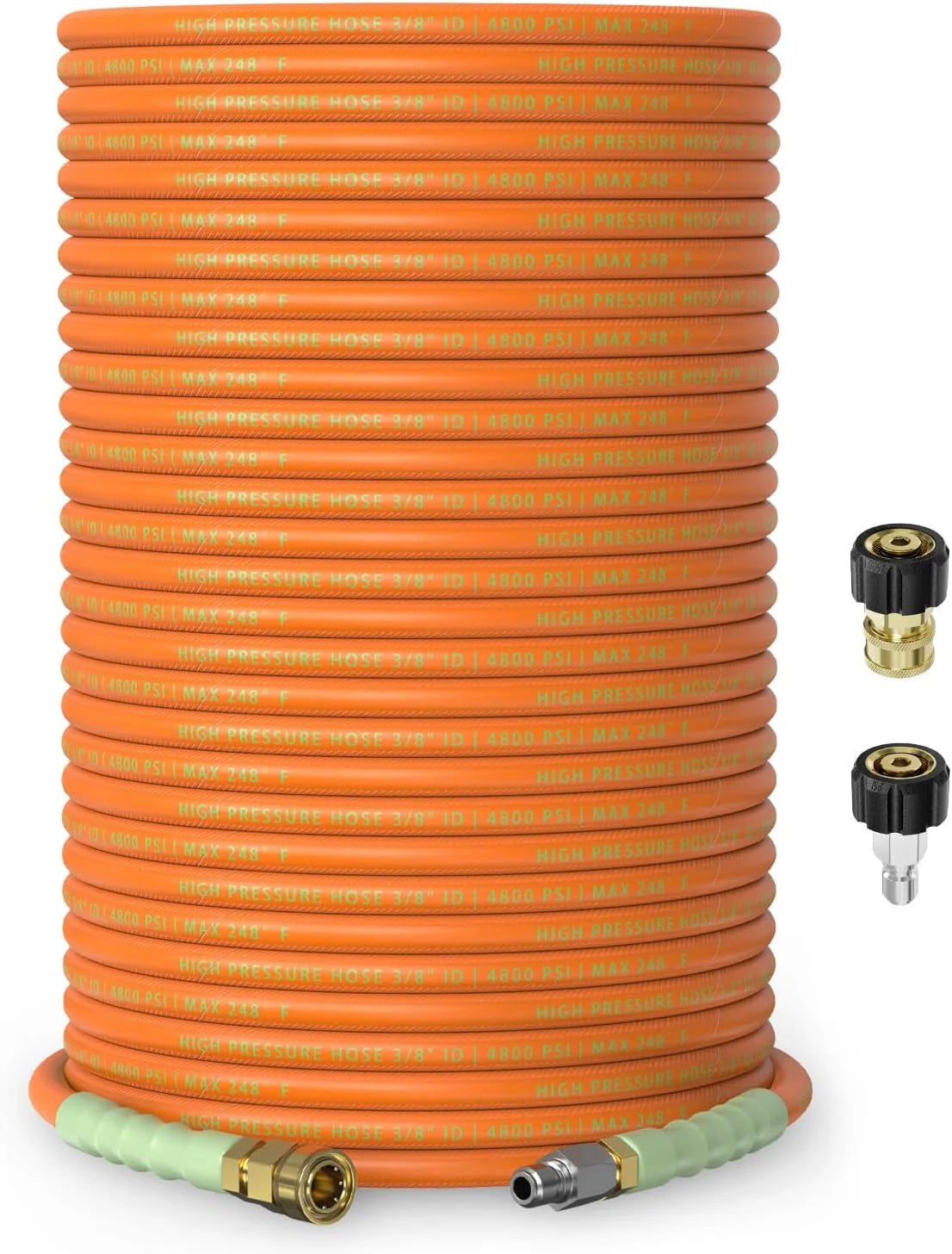 Lumi Discount 3/8 ID Pressure Washer Hose 50 ft, 4800 PSI Steel-Braided & Durable, Power Washer Hose with Swivel Quick - Image 10