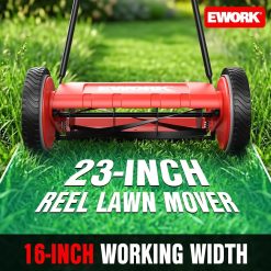 Alternative view of Lumi Discount Push Reel Lawn Mower 23 with 5-Blade Cutting System for Lawn Care " For Lawn Care
