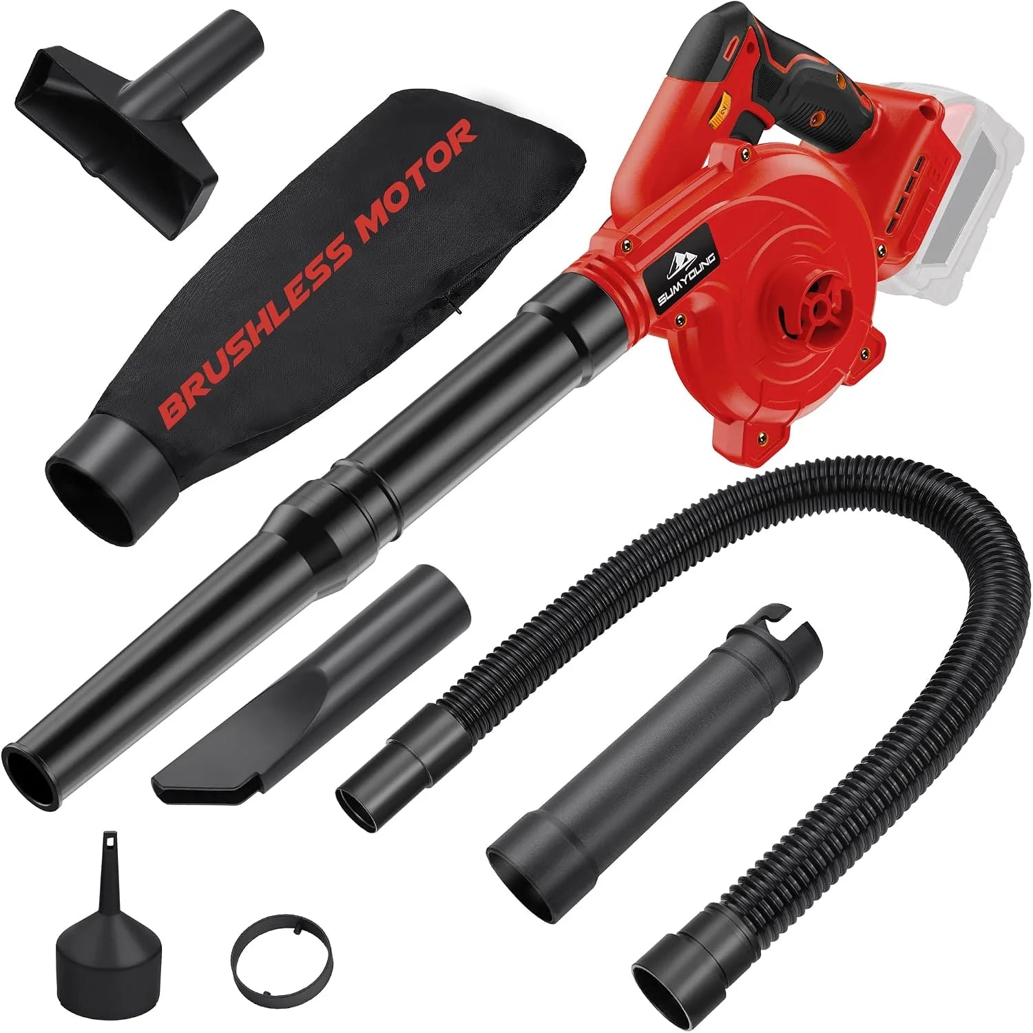 Lumi Discount Cordless Leaf Blower for Dewalt 20V Battery, Electric Jobsite Air Blower with Brushless Motor - Image 3