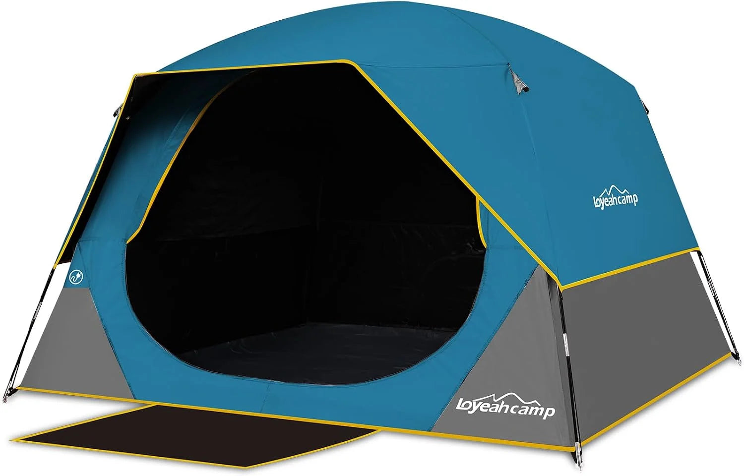 Lumi Discount Tent 4/6 Person Blackout Camping Tent with Rainfly, Waterproof Portable Double Layer Family Dome Tent - Image 3