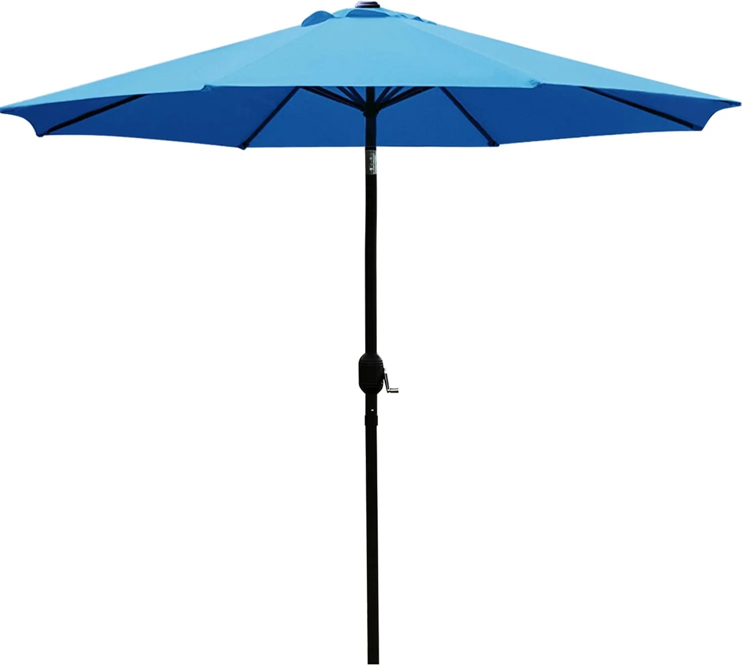Discount Sunnyglade 9" Patio Umbrella Outdoor Table Umbrella with 8 Ribs Tan - Image 3