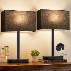 Discount Hong-in Touch Lamps, Dimmable, Grey Modern Table Lamp for Night Stands