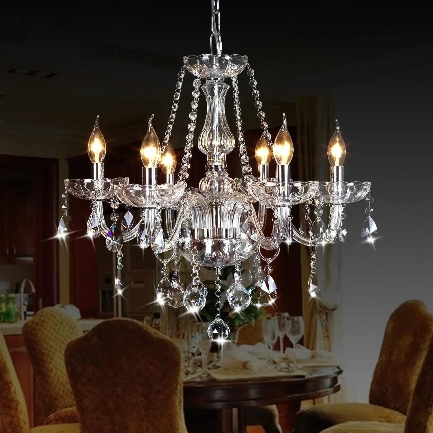 Discount Chandeliers Classic Crystal Candle Chandelier Lighting - Image 4