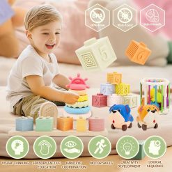 Alternative view of Lumi Discount Premium Baby Toys for 6-18 Months, 8 in 1 Montessori Toys Set, Educational Learning Toys for Toddlers 1-3 " For Home Projects
