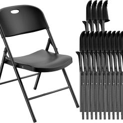 Alternative view of Discount 350 Weight Limit Heavy Duty Plastic Folding Chair with Reinfoced Steel Frame for Indoor and Outdoor, Wedding
