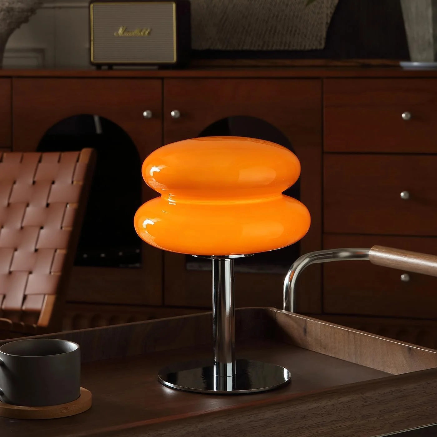 Discount Mushroom Lamp Table Lamp for Night Stands, Dimmable, Mid Century Modern Desk Lamps for Bedroom - Image 2