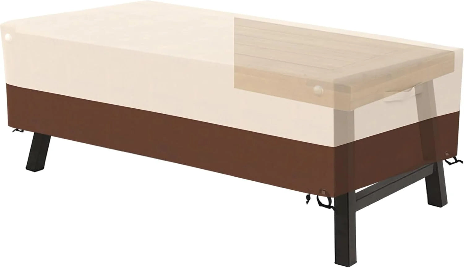 Discount Tuyeho 124x84 Heavy Duty 900D Outdoor Patio Furniture Set Cover Waterproof