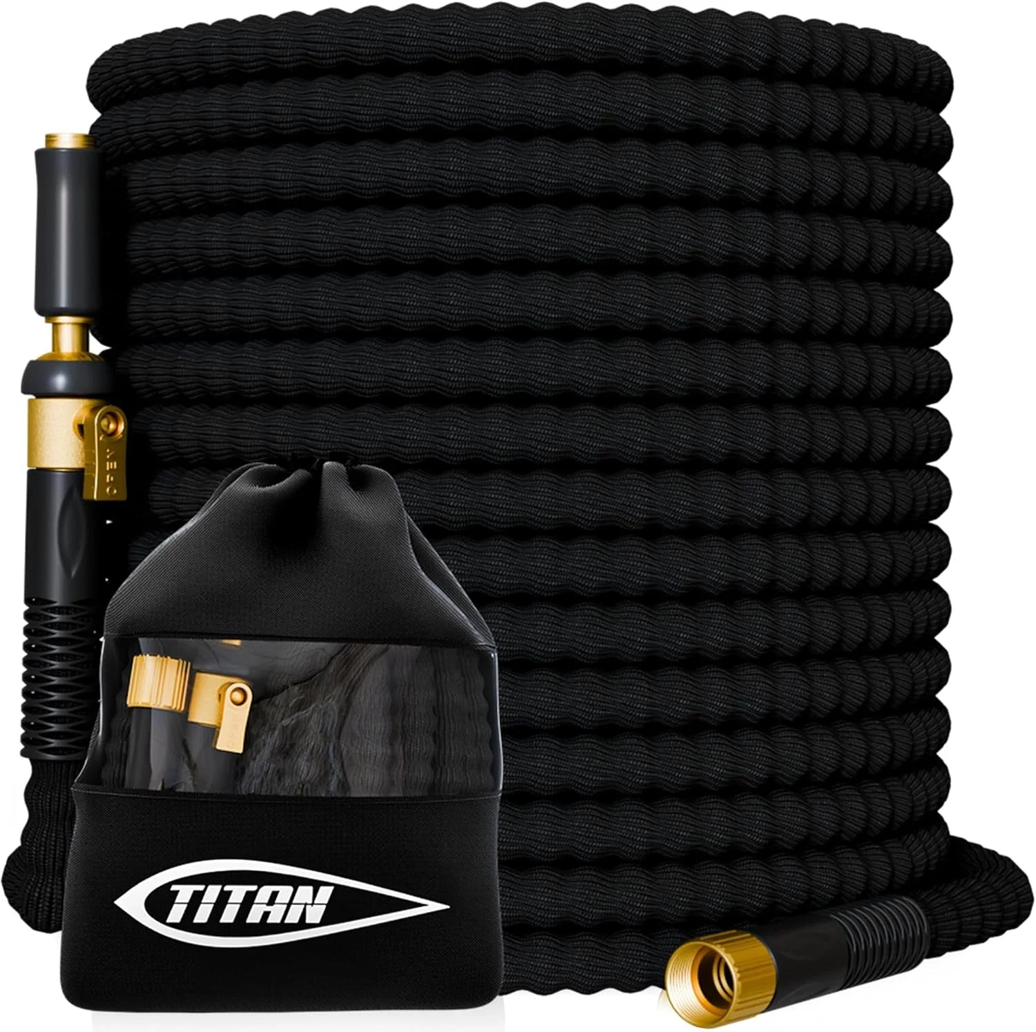 Discount 50 ft Garden Hose, Lightweight Flexible Water Hose