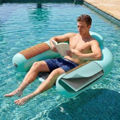 Discount Zeraty Heavy Duty Double-Sided PVC Scrim Floating Chair Inflatable Pool Lounger for Adults, Premium Water Hammock