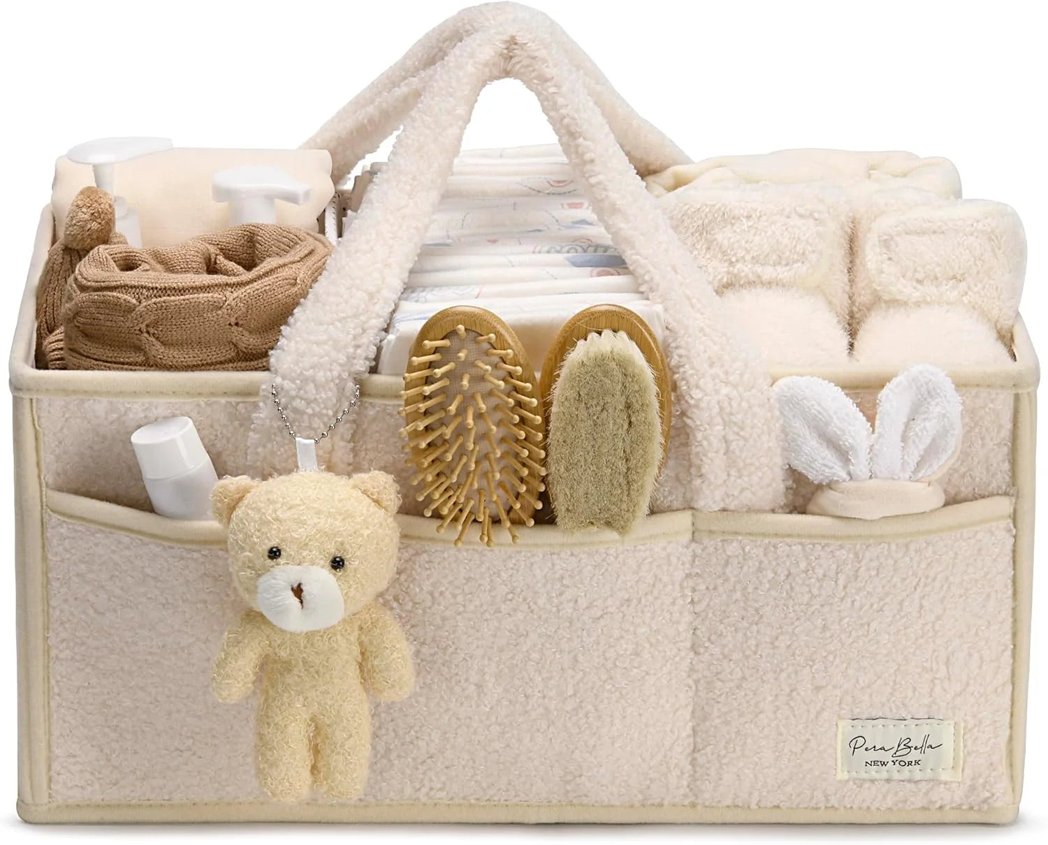 Discount Diaper Caddy Organizer for Changing Table, Storage Basket for Wipes, Gift for Baby Shower, Car