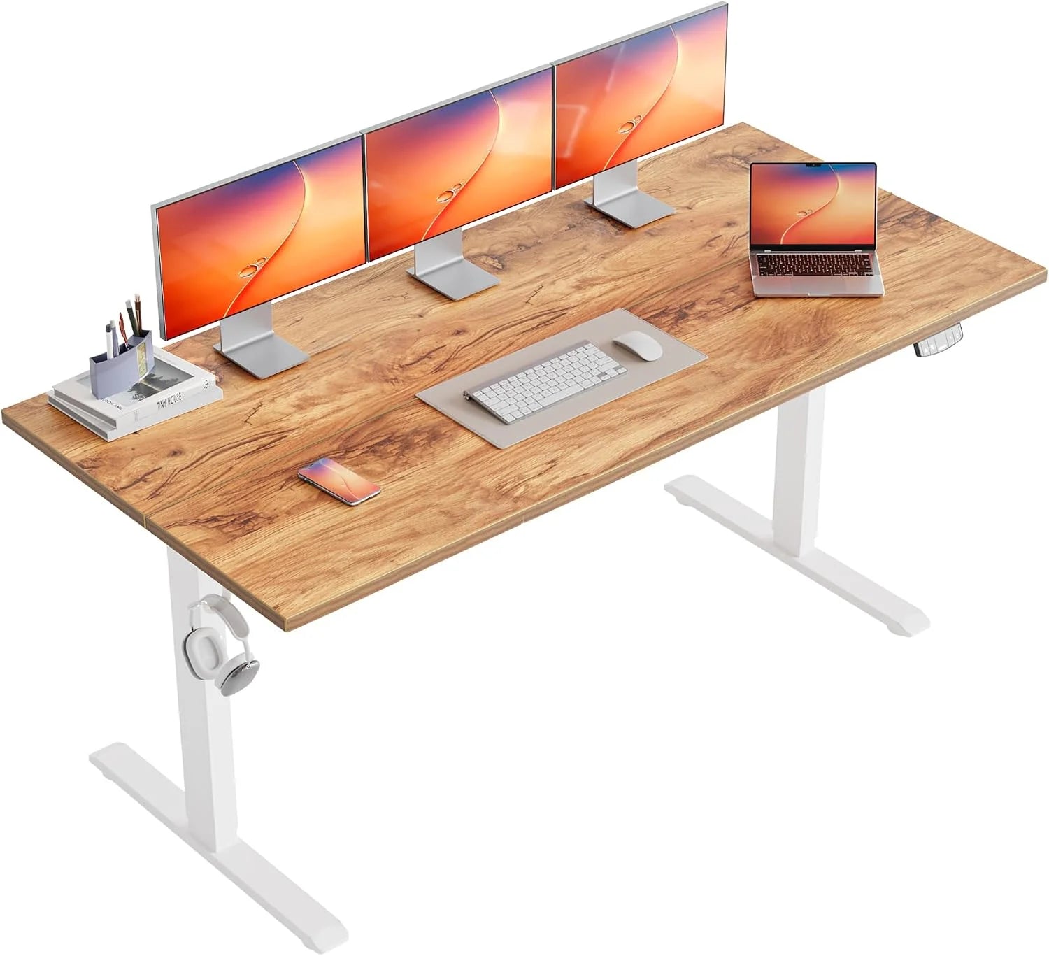 Lumi Discount Electric Standing Desk, 48 x 24 Inches Height Adjustable Desk - Image 35