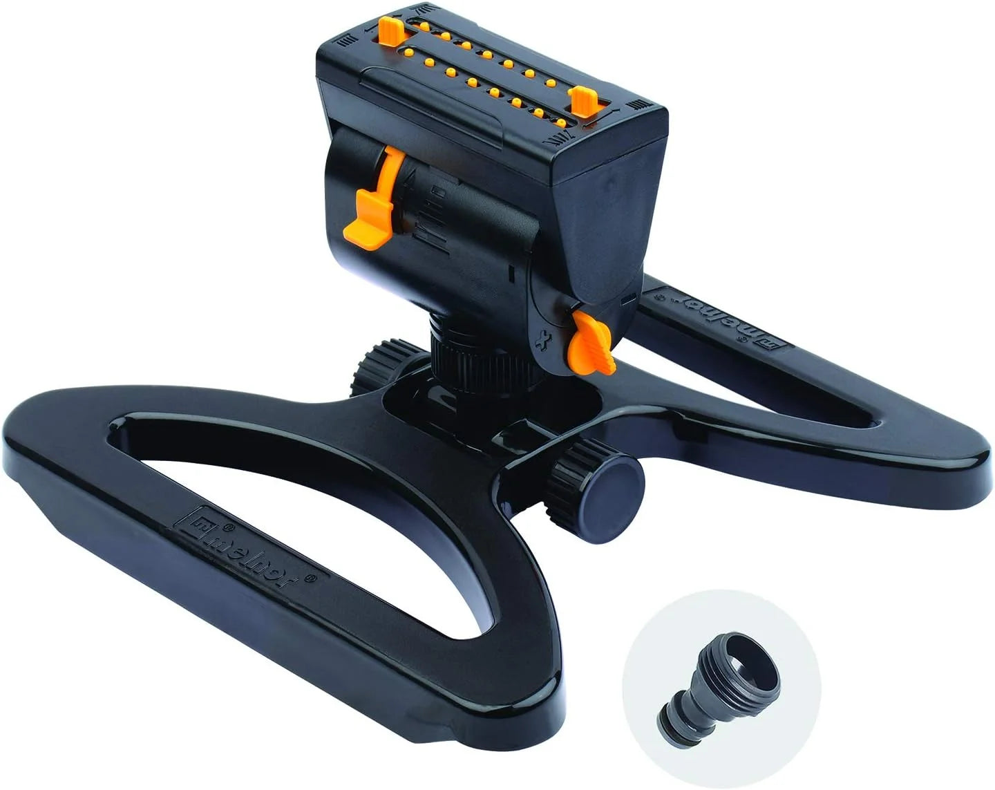 Lumi Discount Melnor 65178AMZ MiniMax Turbo Oscillating Sprinkler on Tripod, 4000 sq. ft., 4-Way Adjustable - Image 2