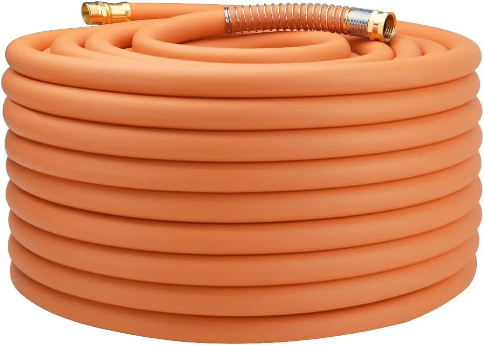 Lumi Discount Garden Hose 50FT x 3/4, Heavy Duty Rubber Hose, 1200PSI Burst, 300PSI Working for Yard - Image 3