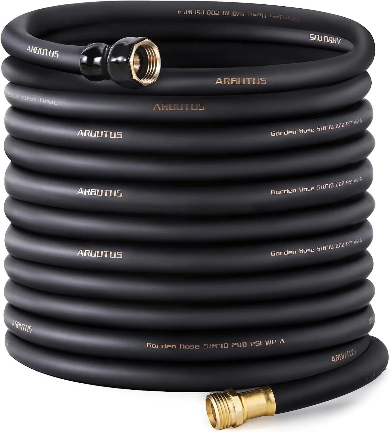 Lumi Discount Garden Hose 5/8 x 100ft, Brass Rubber Heavy Duty Water Hose 600 PSI Burst Pressure - Image 7