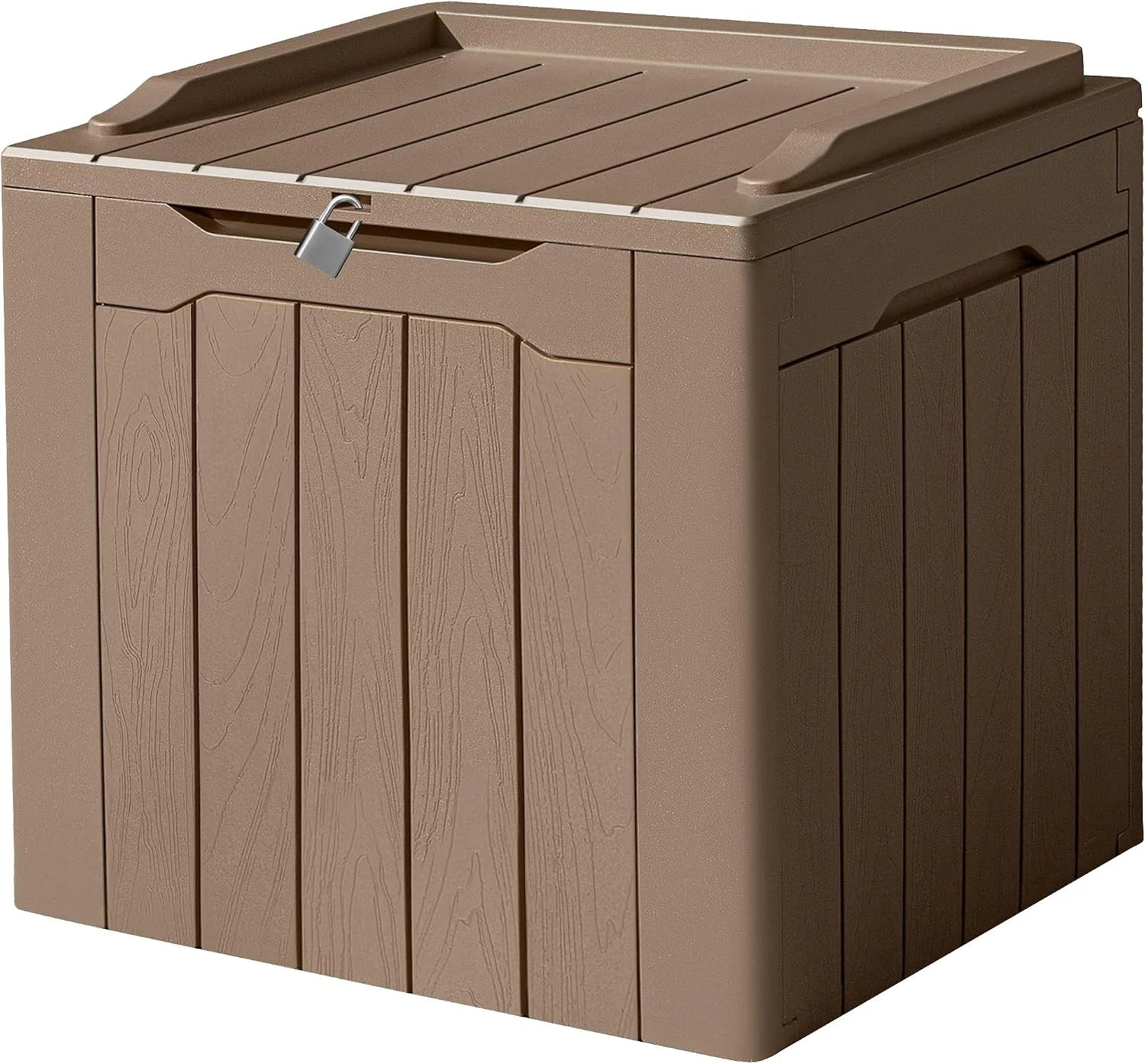 Discount Devoko 100 Gallon Waterproof Resin Deck Box, Large Outdoor Storage Box - Image 13