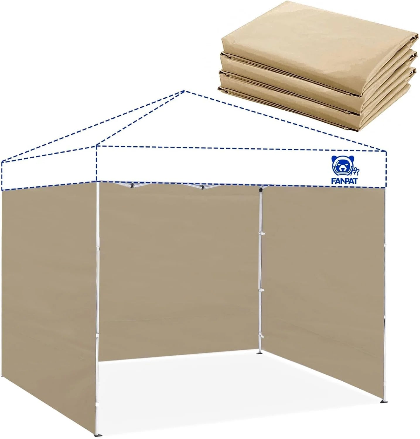 Discount 10×10 Canopy Sidewalls for Canopy Frame, White (3Pcs Sidewalls Only) - Image 19