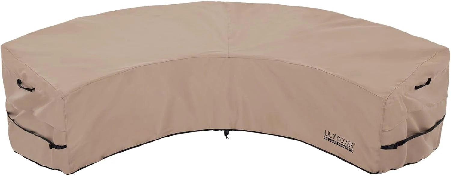 Discount ULTCOVER Patio L-Shaped Left Facing Sofa Cover Waterproof for 6-Seater Outdoor Sectional Furniture Couch 85" (Left Side) x 110" - Image 3