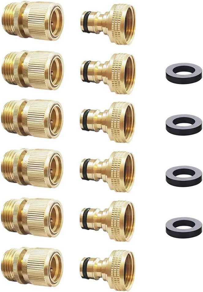 Lumi Discount Hose Quick Connector Water Hose Qucik Connect Garden Hose Connectors Brass Hose connectors Water Quick Connect - Image 3