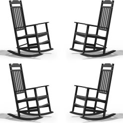 Alternative view of Discount Bifanuo 300LBS Heavy Duty HDPS Poly Outdoor Rocking Chair