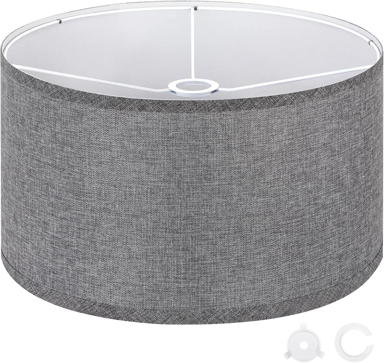 Discount Beige Large Drum Lamp Shades for Floor Lamp - Image 6
