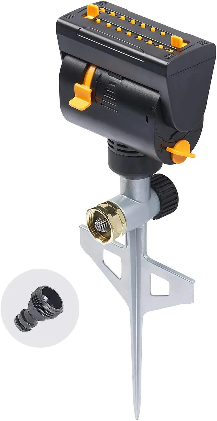 Lumi Discount Melnor 65178AMZ MiniMax Turbo Oscillating Sprinkler on Tripod, 4000 sq. ft., 4-Way Adjustable - Image 3