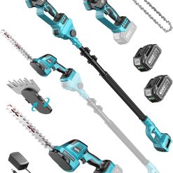 Alternative view of Discount SEESII 4-in-1 Pole Saw & Pruning Shears Combo Kit with Brushless Motor