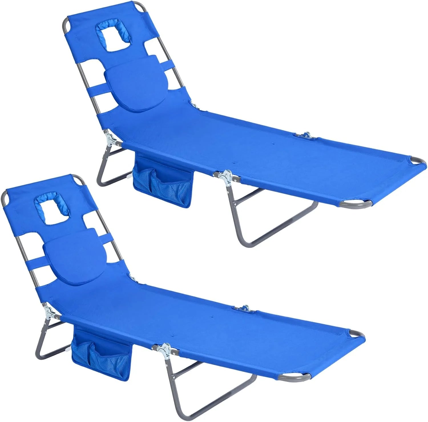 Lumi Discount Lay Flat Tanning Chair, Face Down Lounger, 5-Position Reclining, Heavy-Duty 300 lb Capacity - Image 5