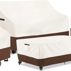 Alternative view of Lumi Discount Outdoor Patio Furniture Covers 4 Piece Set, XXL-Large, Beige
