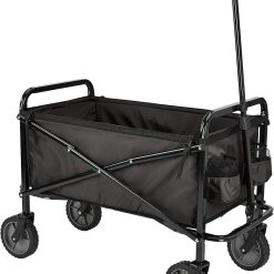 Alternative view of Lumi Discount Collapsible Heavy Duty Utility Wagon for Outdoor Sports, Camping, Garden, and Shopping
