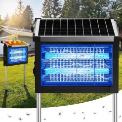 Alternative view of Discount Solar Bug Zapper Outdoor, 4500V Solar Mosquito Zapper for Outdoor & Indoor, 1/2 Acre Coverage Cordless Rechargeable