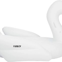 Lumi Discount Giant Inflatable Swan Pool Float, Luxury Float for Summer Pool Parties and Entertainment