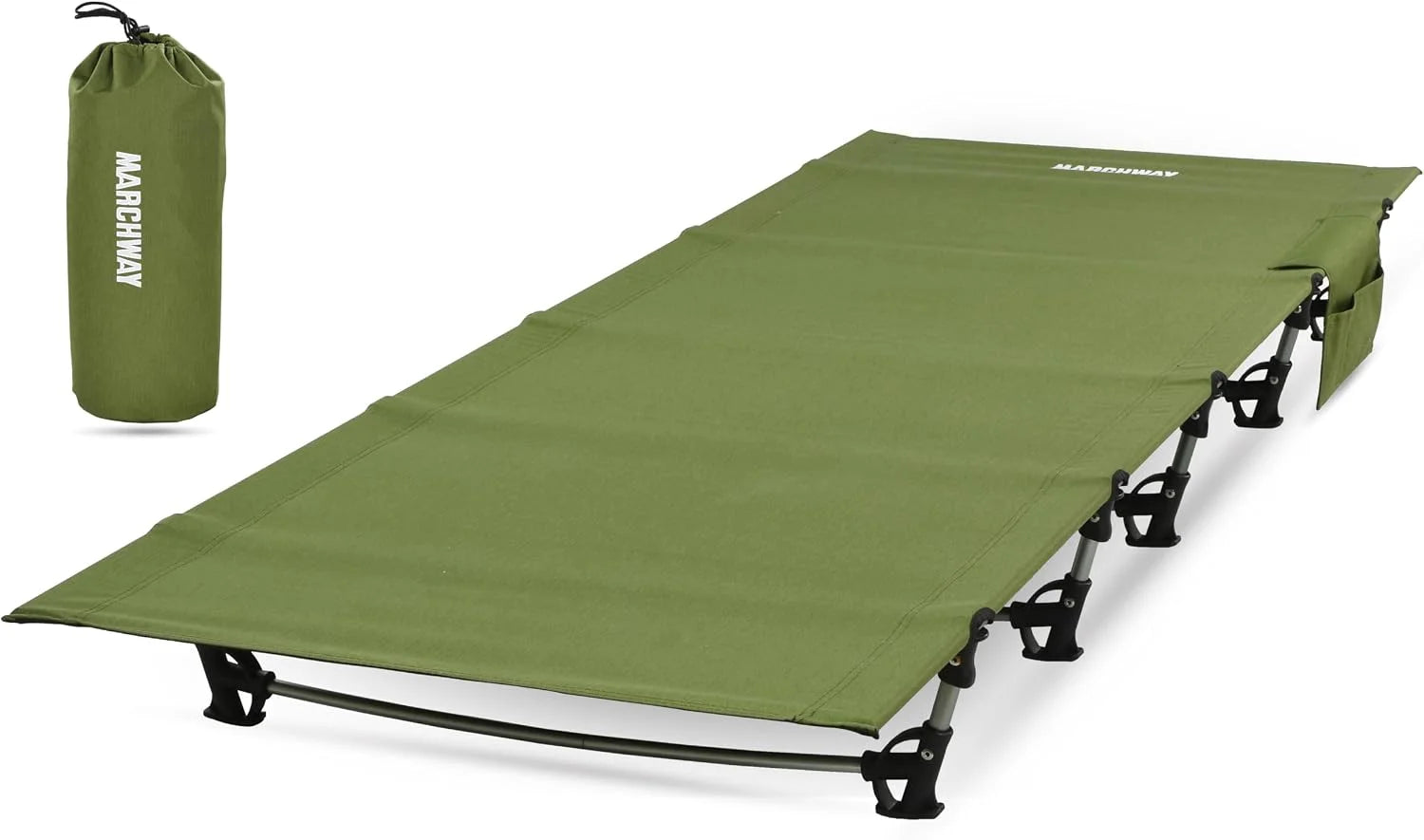 Lumi Discount MARCHWAY Ultralight Folding Tent Camping Cot Bed, Portable Compact for Outdoor Travel - Image 2