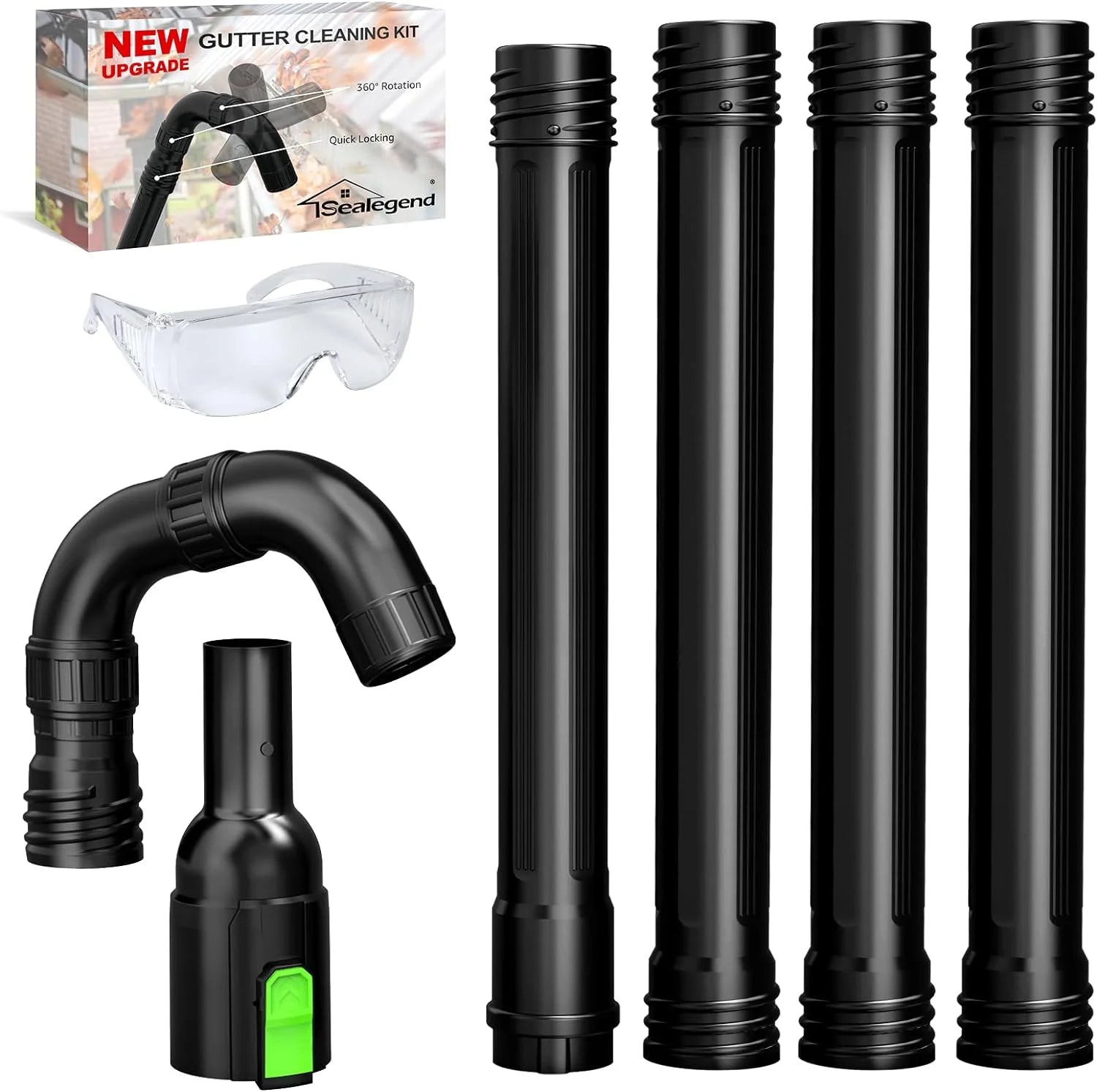 Discount 8.3FT Gutter Cleaning Attachment Compatible with EGO Leaf Blower - Image 2