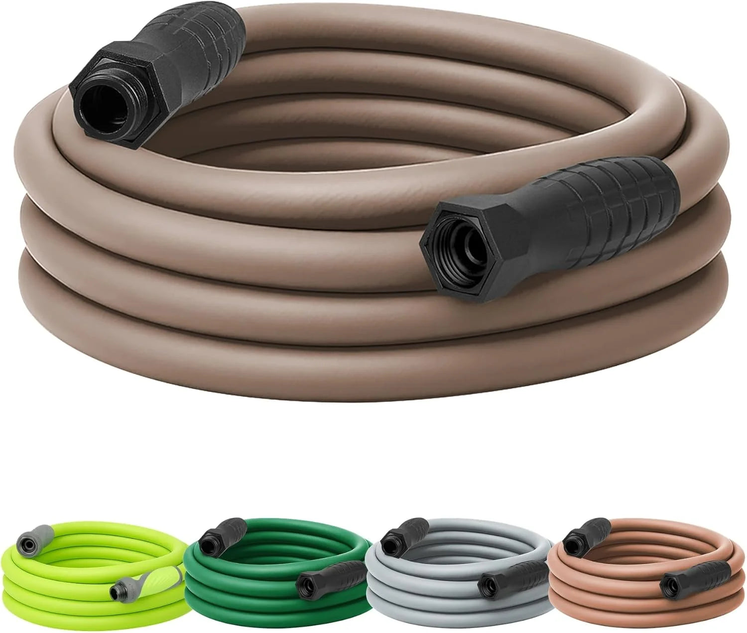 Lumi Discount Garden Hose 5/8 in. x 100 ft., Lightweight All-Weather Water Hose, Durable and Flexible, Leak-Free Connections - Image 49