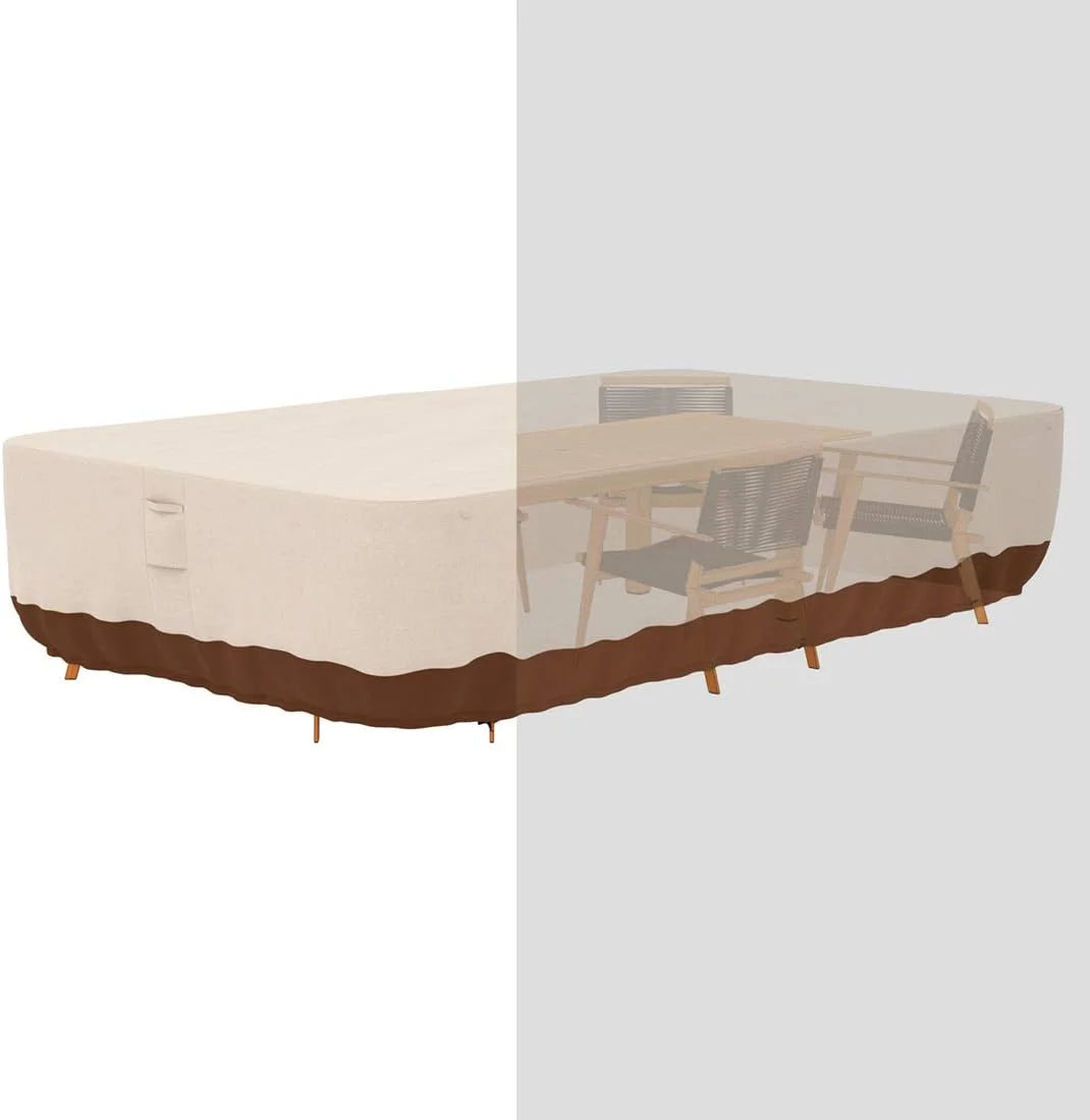 Discount Tuyeho 124x84 Heavy Duty 900D Outdoor Patio Furniture Set Cover Waterproof - Image 7