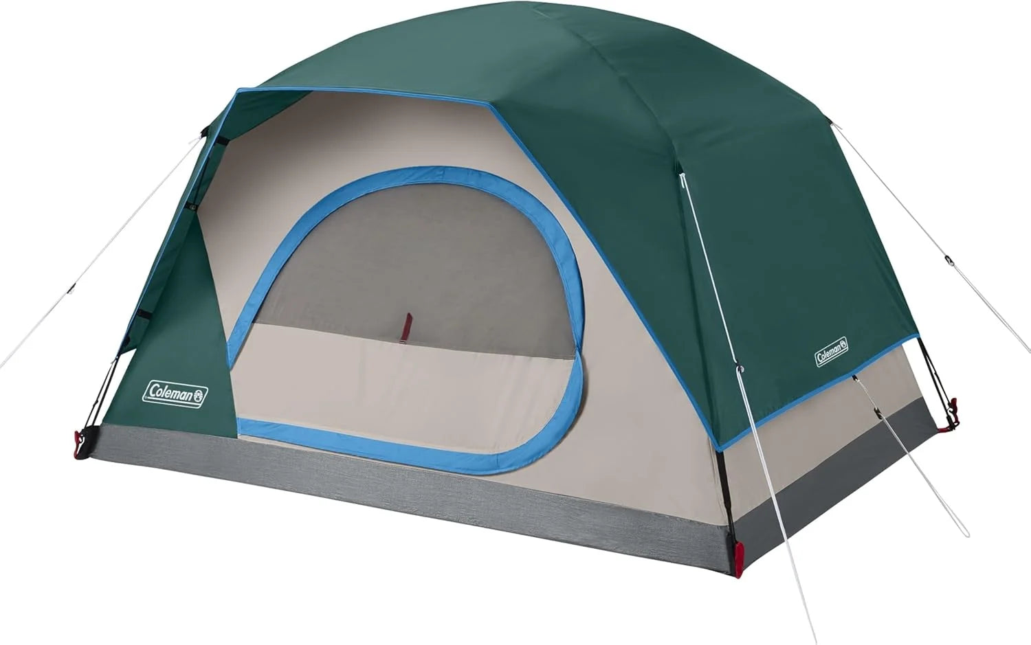Lumi Discount Coleman Skydome Camping Tent with 5 Minute Setup, 2/4/6/8 Person Weatherproof Tent with Rainfly & Carry Bag - Image 3