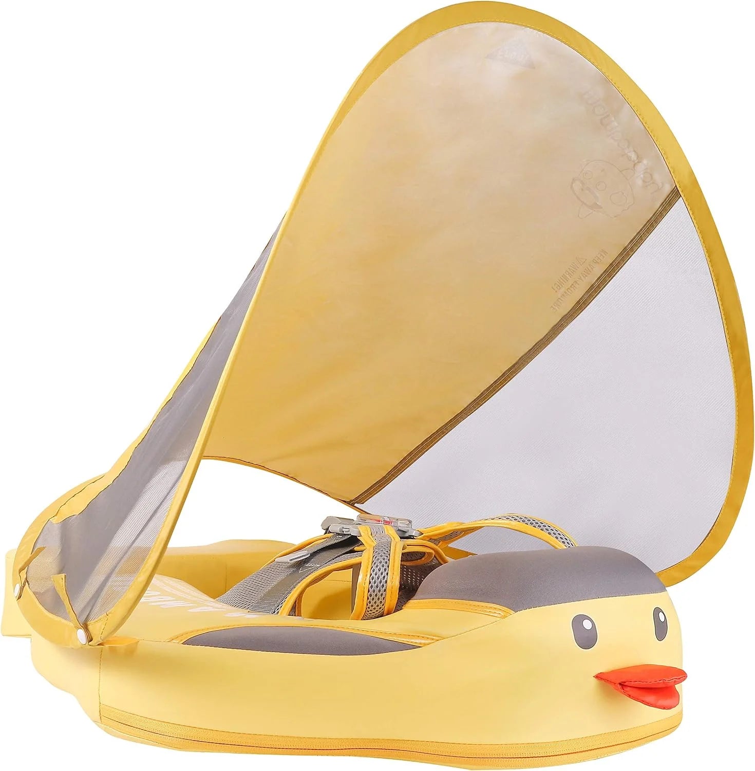 Lumi Discount Mambobaby Float Self-Inflating Baby Pool Floats Hammock with Canopy, Compressible Folding Baby Floating Bed - Image 5