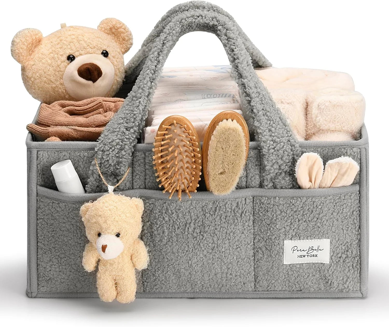 Discount Diaper Caddy Organizer for Changing Table, Storage Basket for Wipes, Gift for Baby Shower, Car - Image 7