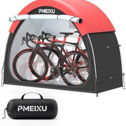 Alternative view of Lumi Discount Bike Tent with Rain Cover, Portable Storage Shed for 2-3 Bikes