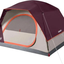 Alternative view of Lumi Discount Coleman Skydome Camping Tent with 5 Minute Setup, 2/4/6/8 Person Weatherproof Tent with Rainfly & Carry Bag