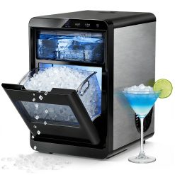 Alternative view of Lumi Discount Ice Maker Machine, 8 Ice Cubes in 6 mins, 26lb/Day Ice with 2 Sizes- Portable Mini