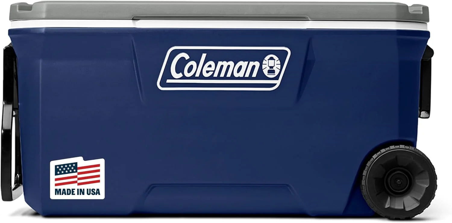 Lumi Discount Coleman Classic Series Insulated Portable Rolling Cooler with Wheels - Image 5