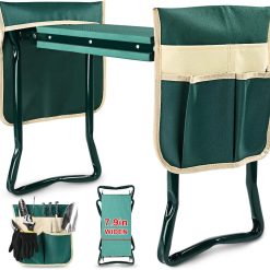 Alternative view of Discount Upgraded Garden Kneeler and Seat with Thicken & Widen Soft Kneeling Pad, Heavy Duty Foldable Gardener Stool with 2