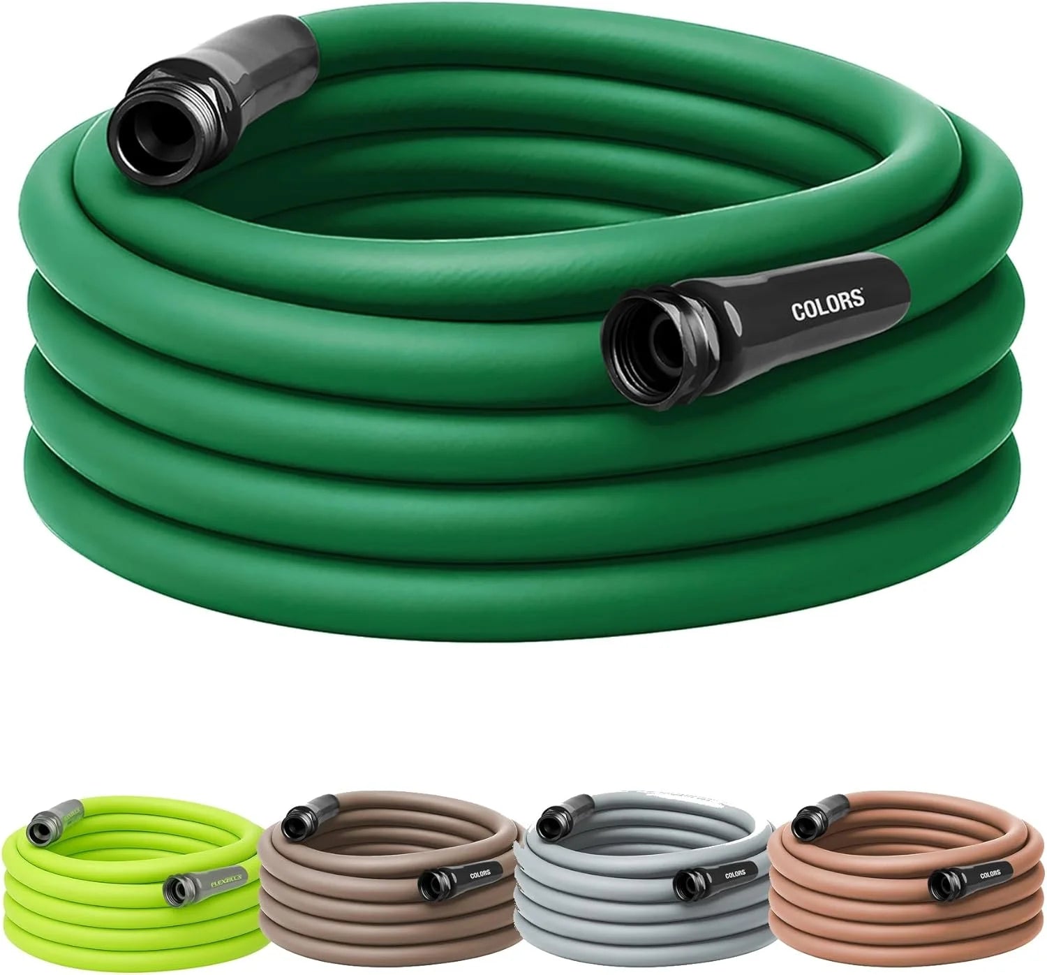 Lumi Discount Garden Hose 5/8 in. x 100 ft., Lightweight All-Weather Water Hose, Durable and Flexible, Leak-Free Connections - Image 7