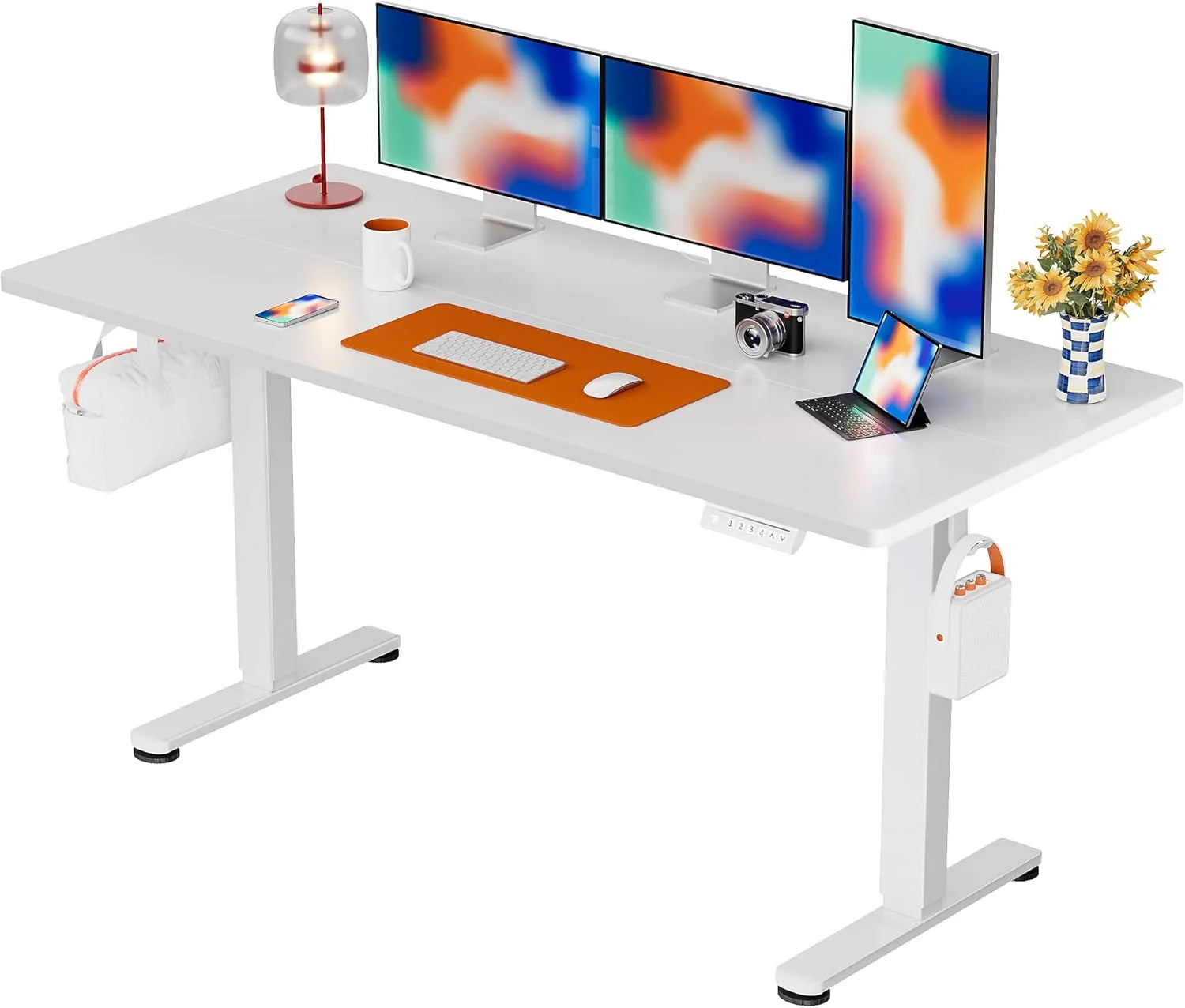 Discount Height Adjustable Electric Standing Desk, 48 x 24 Inches Sit Stand up Desk - Image 18